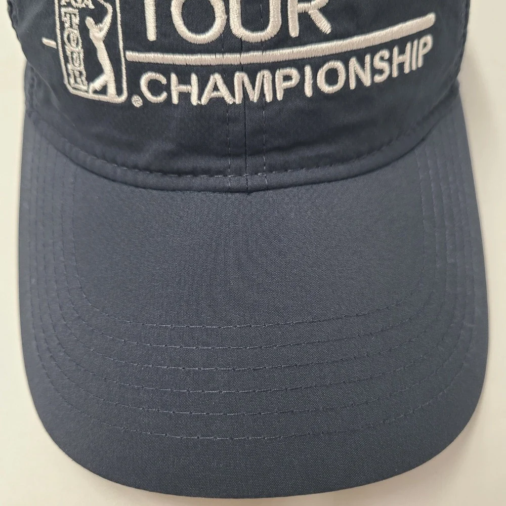 PGA Tour Hat Adjustable (Fits Small) Ahead Blue Web.com Championship Golf Men